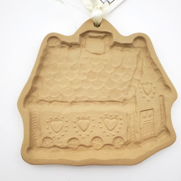 Gingerbread House Brown Bag Cookie Art Mold w/ Recipe Booklet Vintage Unused - Picture 2 of 10